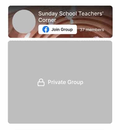 Facebook Group Widget